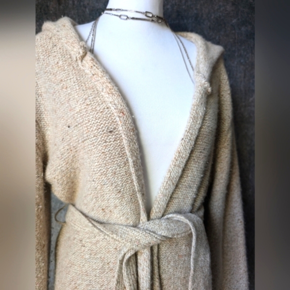Fitigues Vintage Cashmere Silk Wool Cardigan Duster - Picture 3 of 7